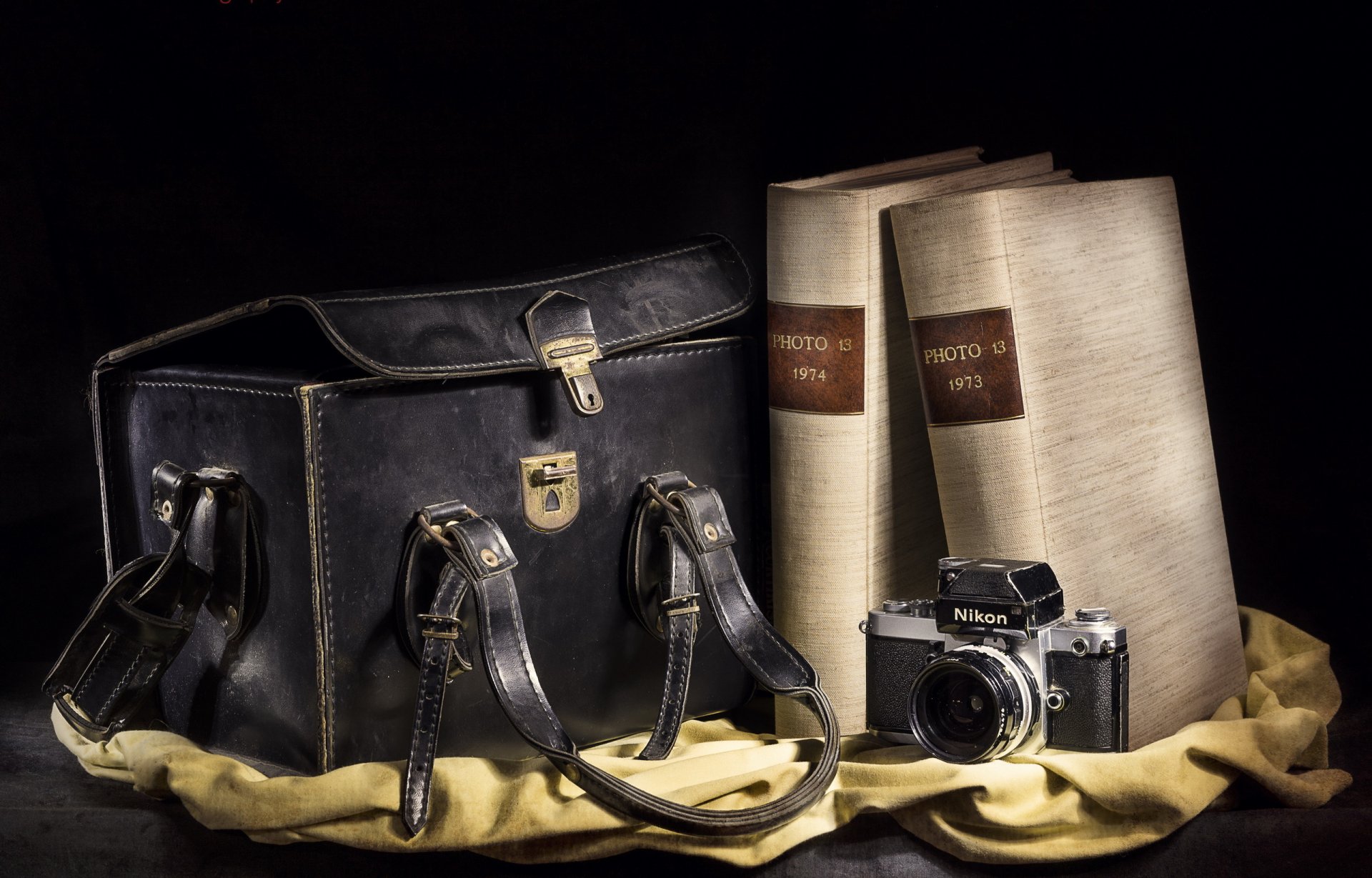 cámara nikon álbumes bolsa