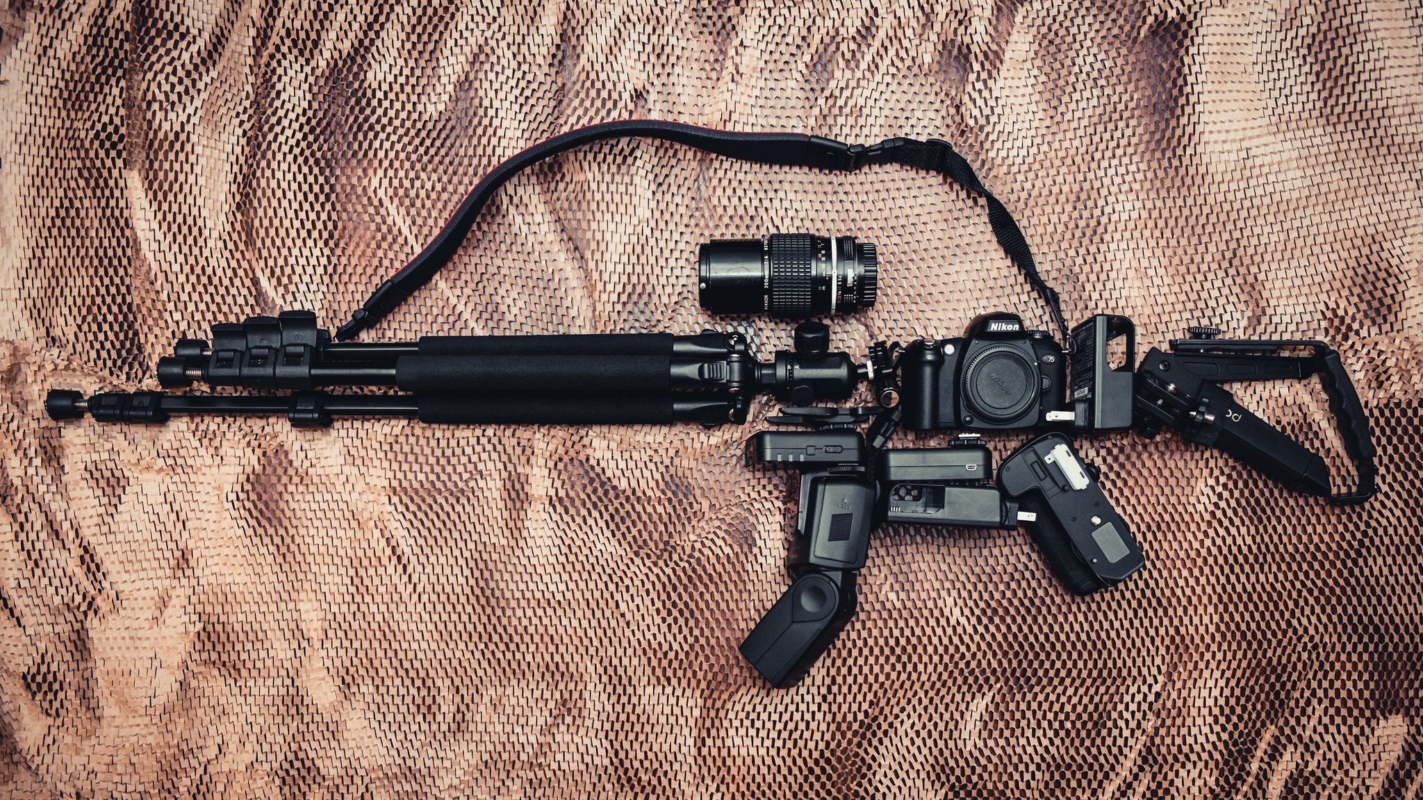 cámara arma fondo