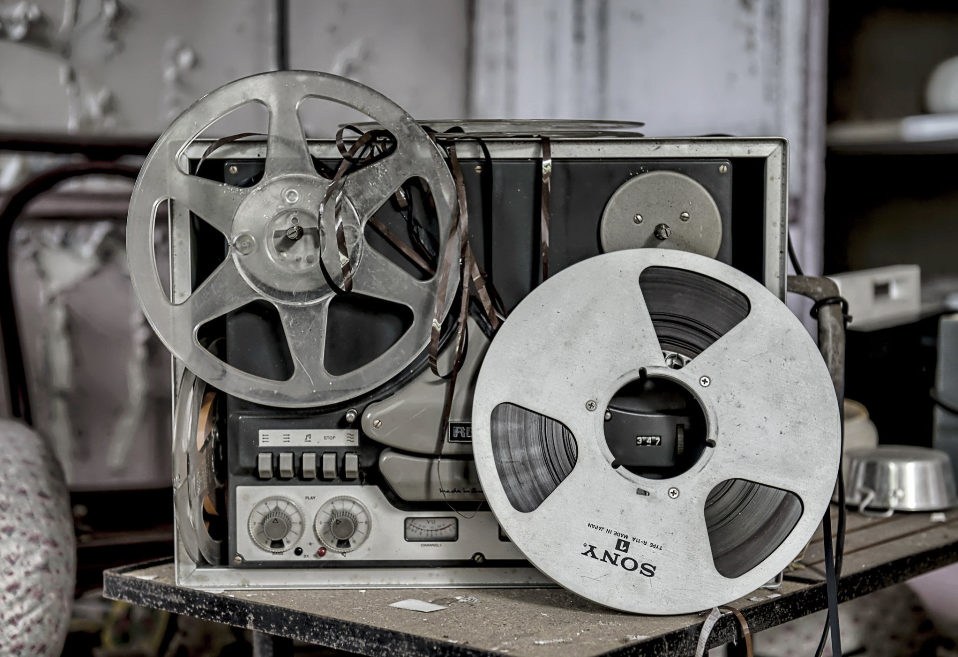 magitófono palanca fondo