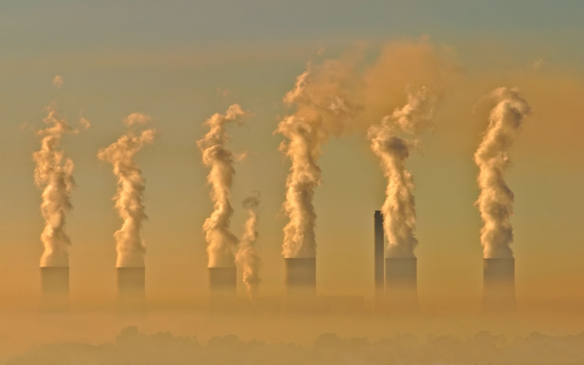 smog industrial contaminación choque