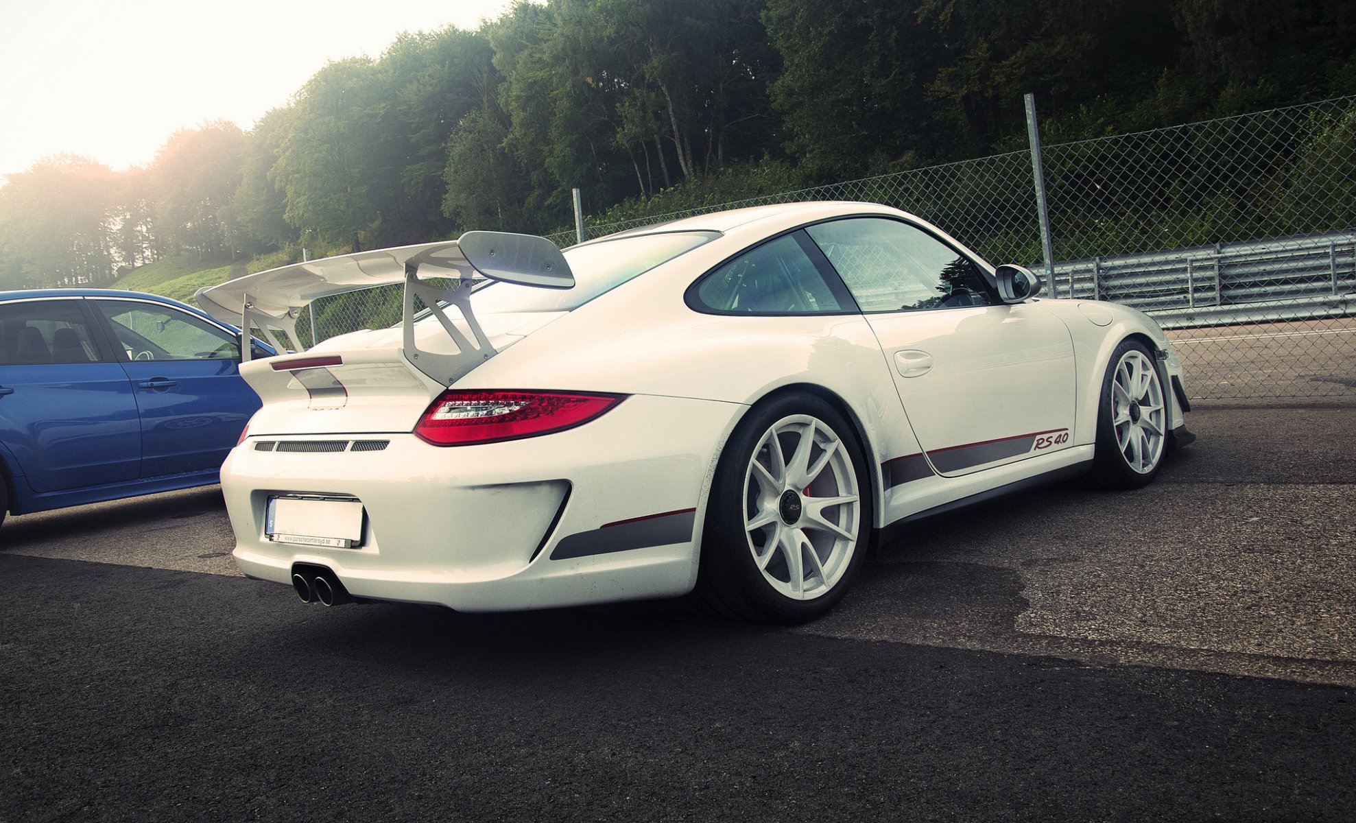 porsche gt3 rs 4.0 blanco