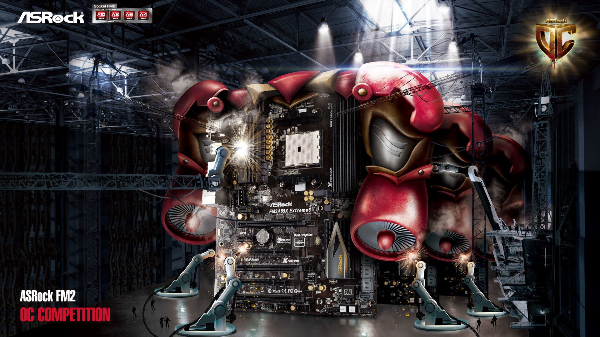 asrock tablero drama fx tecnología ordenador