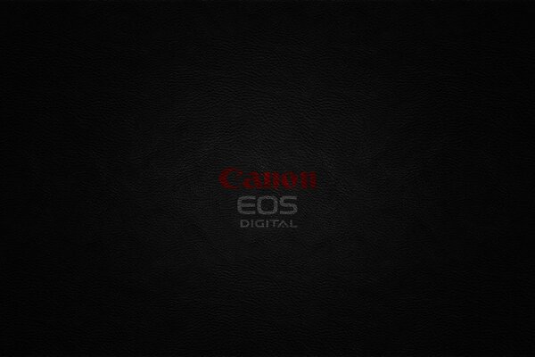 Fondos de Escritorio oscuros con el logotipo de Canon