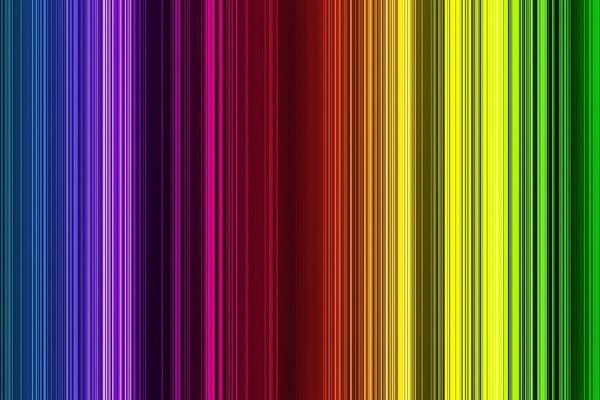 Líneas de colores multicolores del espectro