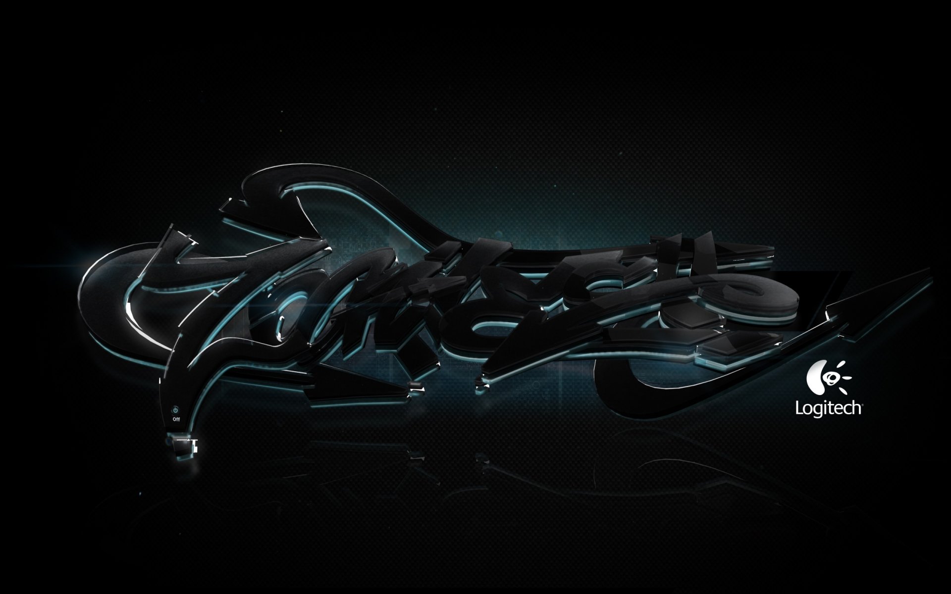 logitech graffiti oscuridad emblemas logotipos
