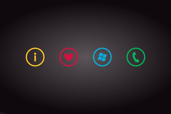 Insignias y logotipos multicolores