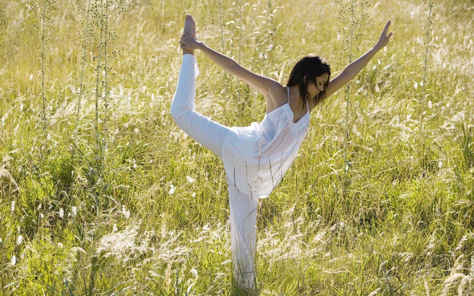 morena hierba mujer mig-15 chica