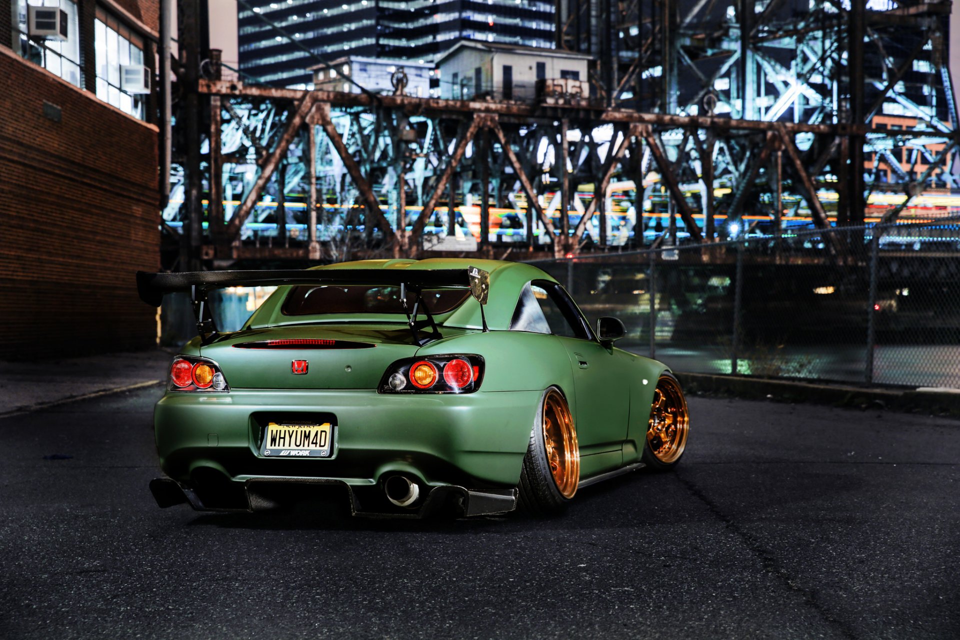 honda s2000 tuning verde honda noche auto wallpaper