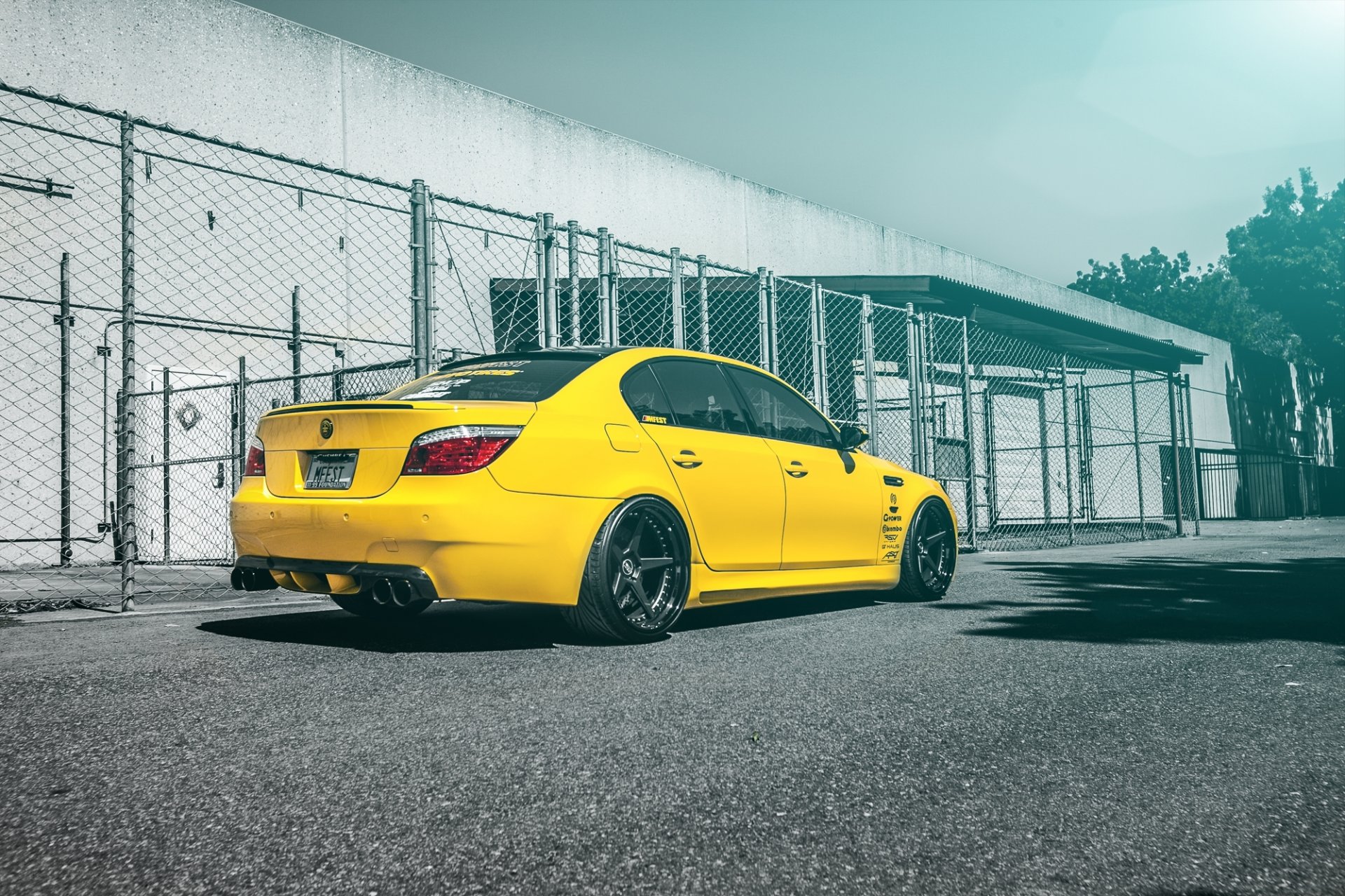 bmw m5 e60 amarillo bmw tuning llantas