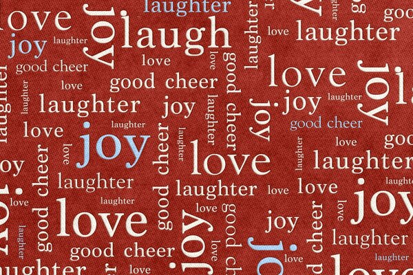 Hermosas palabras en el fondo