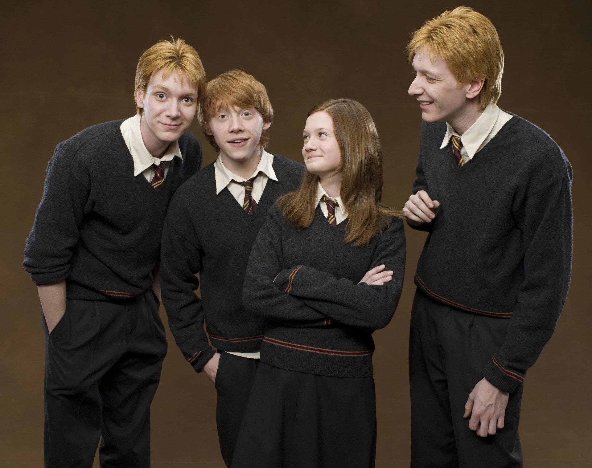 fred y george weasley weasley ginny harry potter