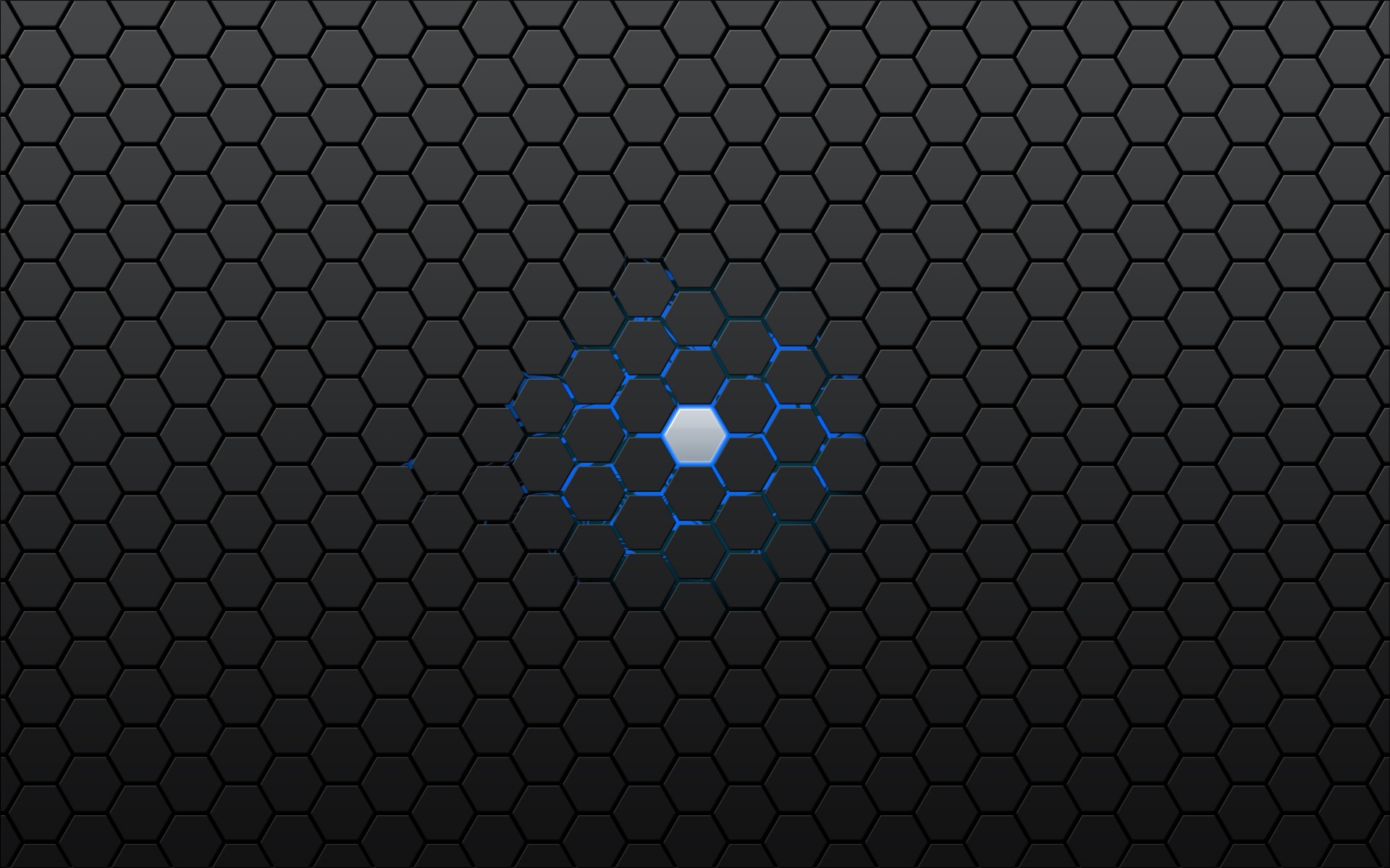 azul gris hexagonal