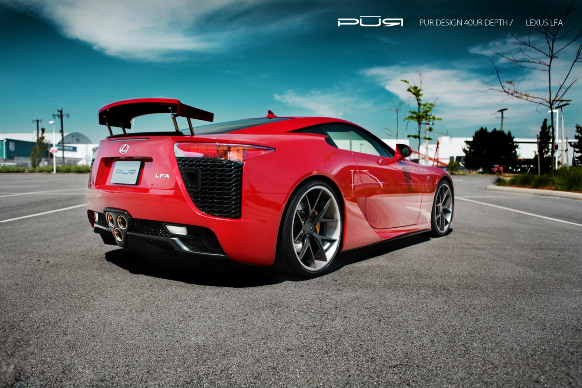 lexus lf-a proyecto reignfire lfa lexus rojo culo