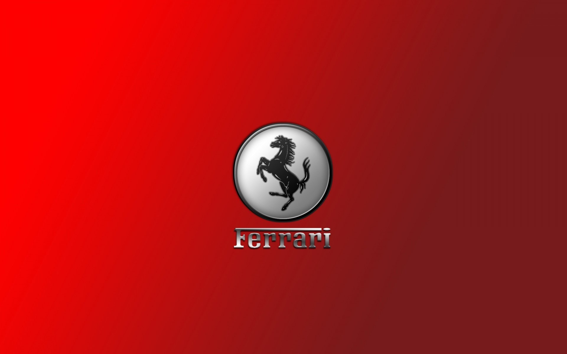 ferrari. emblema rojo fondo icono