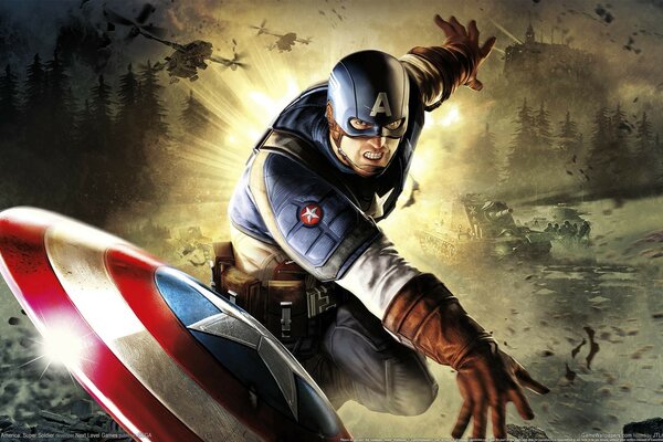 Imagen del cómic sobre capimatna America