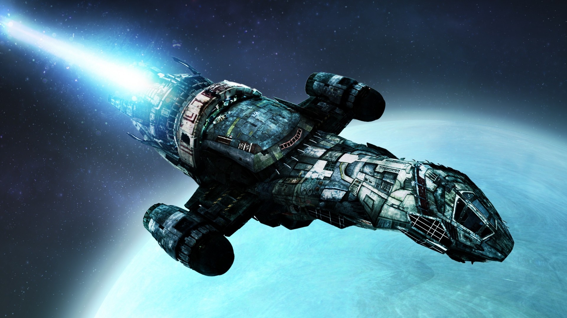 nave espacial espacio planeta