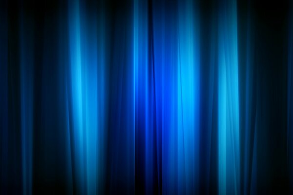 El resplandor de las líneas de tonos azules