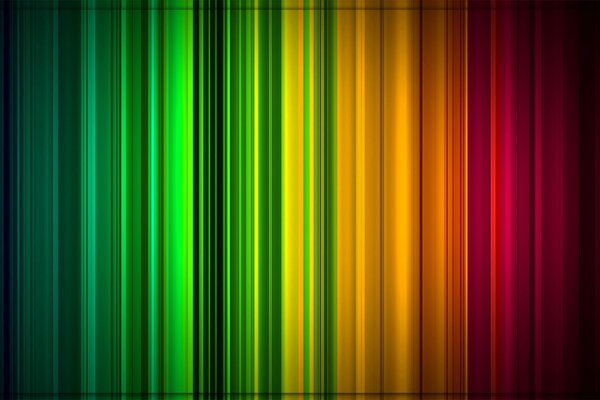 Espectro de líneas verticales multicolores
