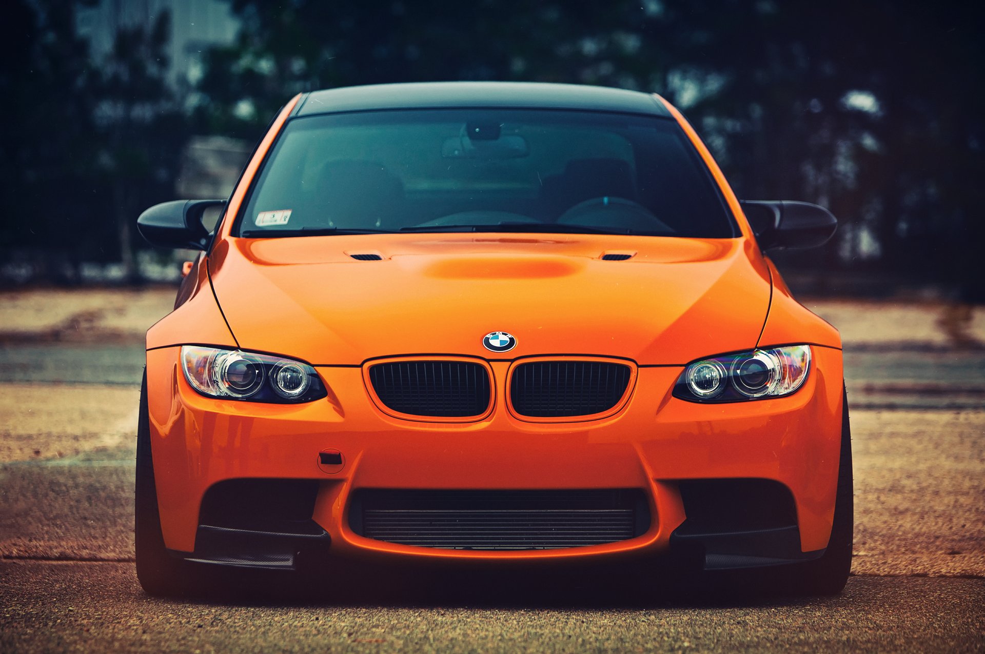 bmw m3 naranja vista