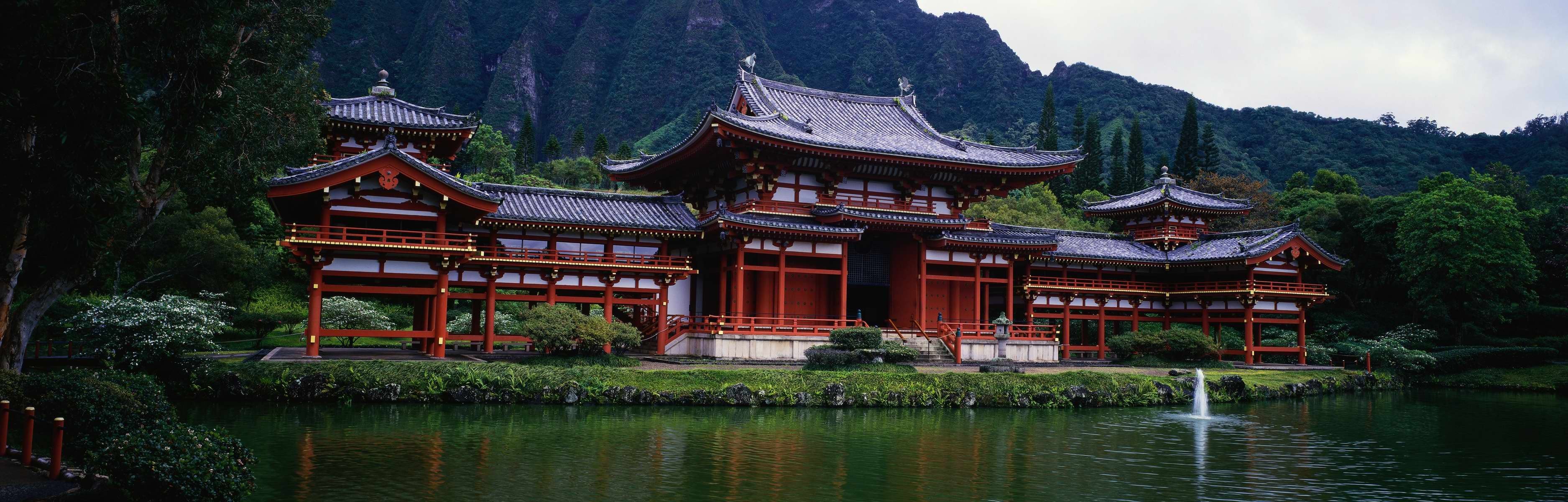 pagoda estanque panorama
