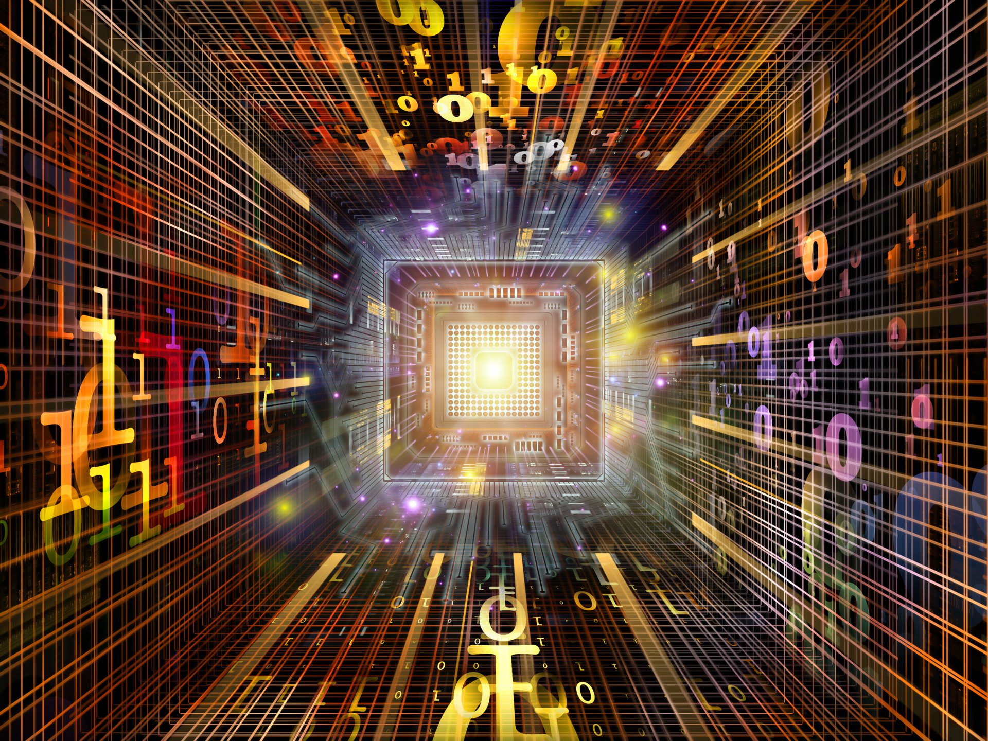 tecnología de la información procesador binario ruta