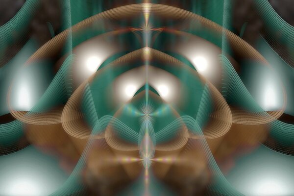 Imagen abstracta con formas de colores