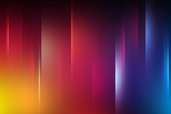 Líneas amarillas, rojas, azules con tonos de transición