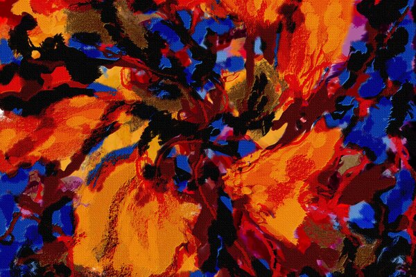 Follaje de otoño en una rama de árbol