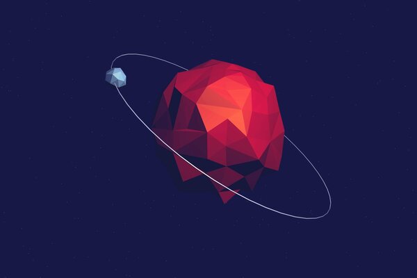 Imagen similar a Saturno sobre fondo azul