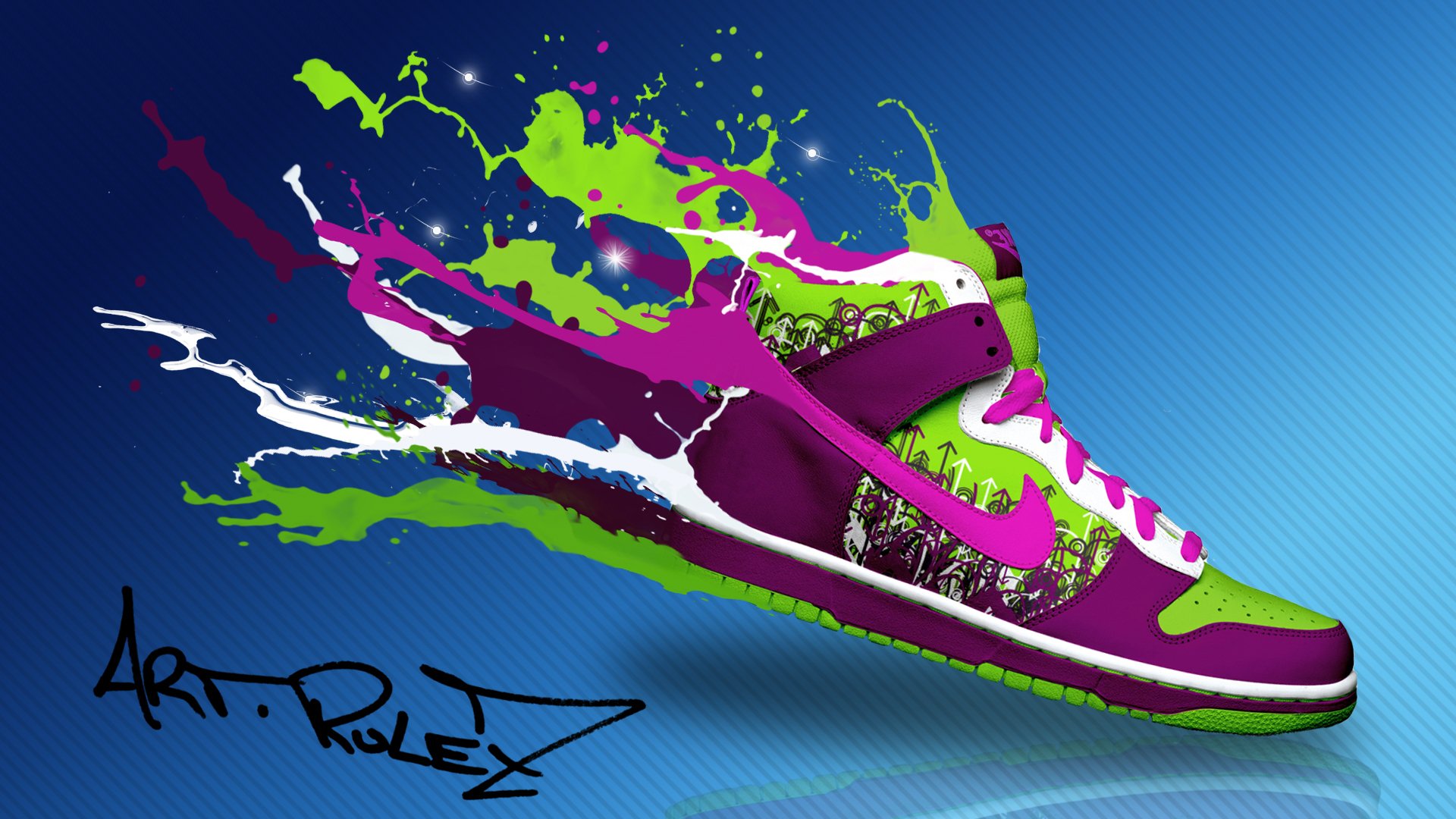 photoshop nike botas