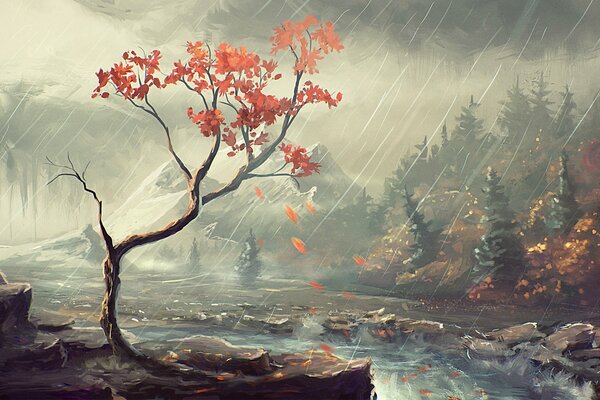 El otoño derrumba todos los colores de la primavera