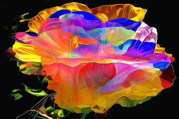 Patrón abigarrado con pétalos de flores