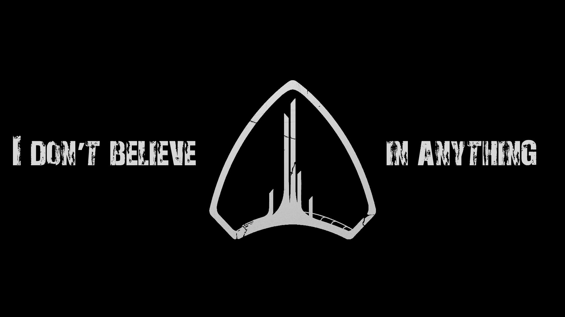 texto caras logo no creo en nada tonterías tonterías grietas brink