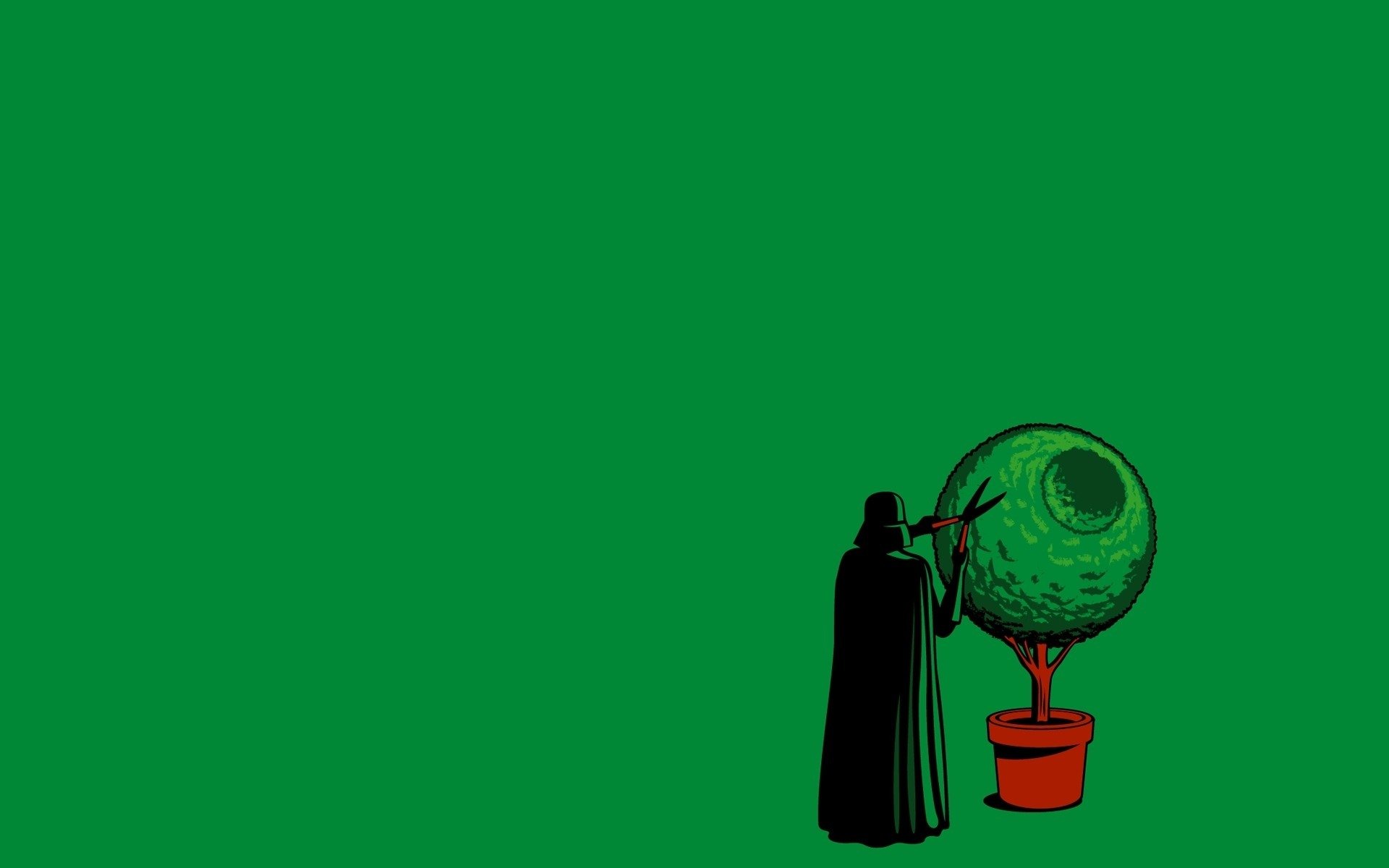 darth vader guerra de las galaxias arbusto estrella de la muerte tijeras de jardín