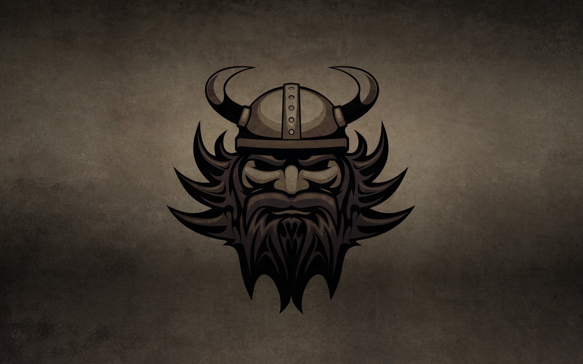 viking vikingo fondo oscuro casco cuernos cabeza barba gall