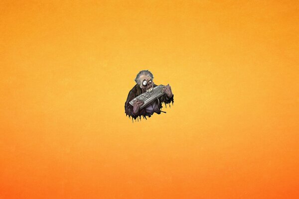 Zombie ROE teclado minimalismo