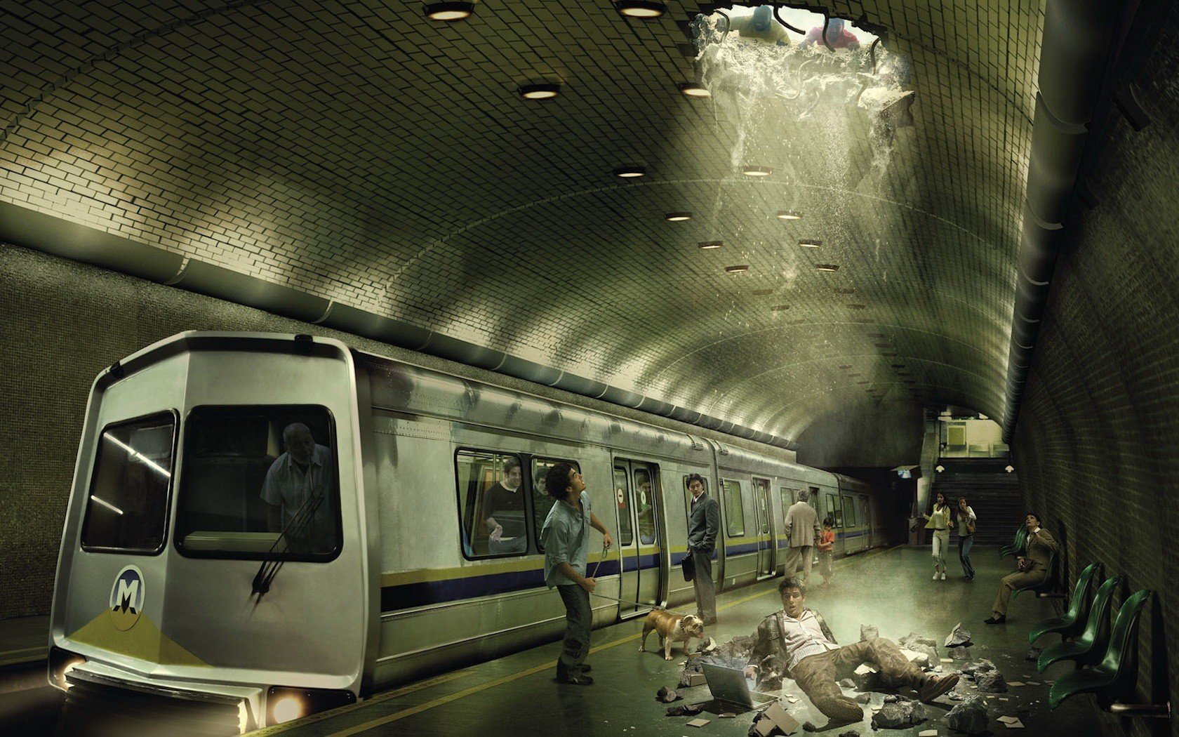 metro miedo fantasía