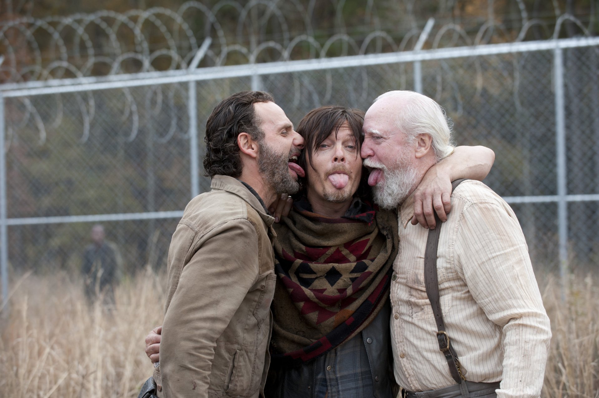 andrew lincoln norman reedus scott wilson lenguas estados de ánimo the walking dead the walking dead