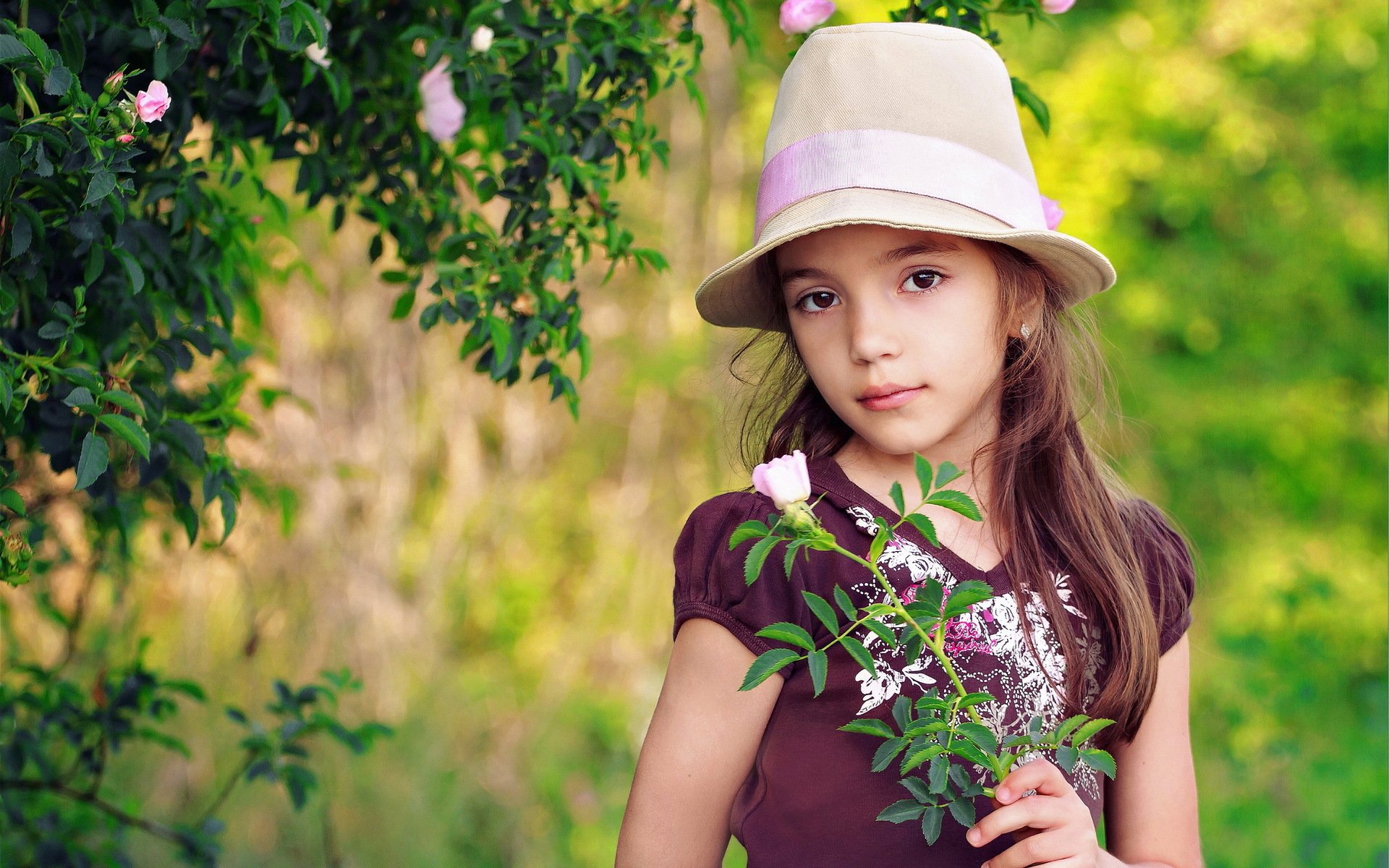 niña flores estado de ánimo