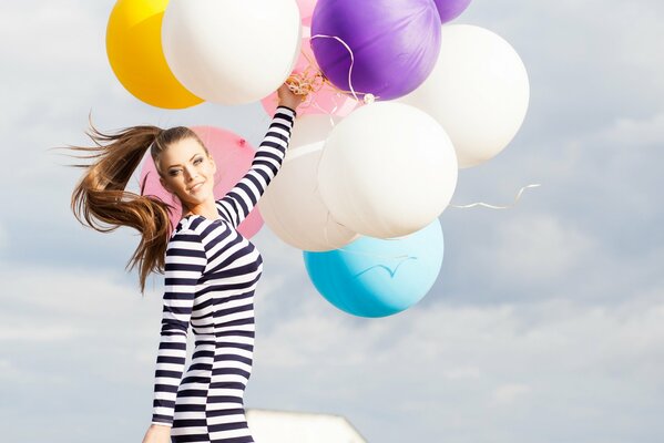Me voy volando en un gran globo