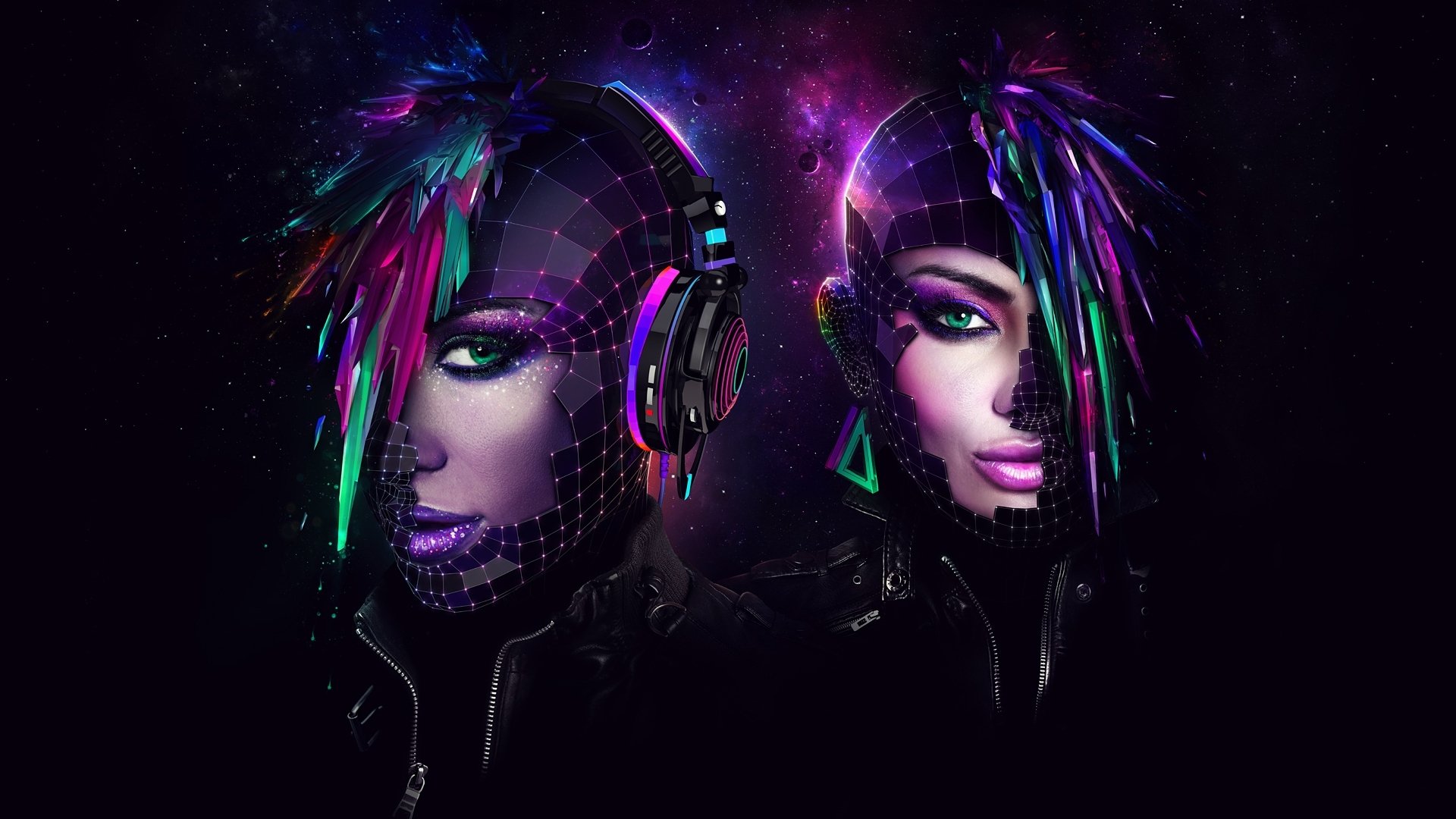 chicas casco diseño