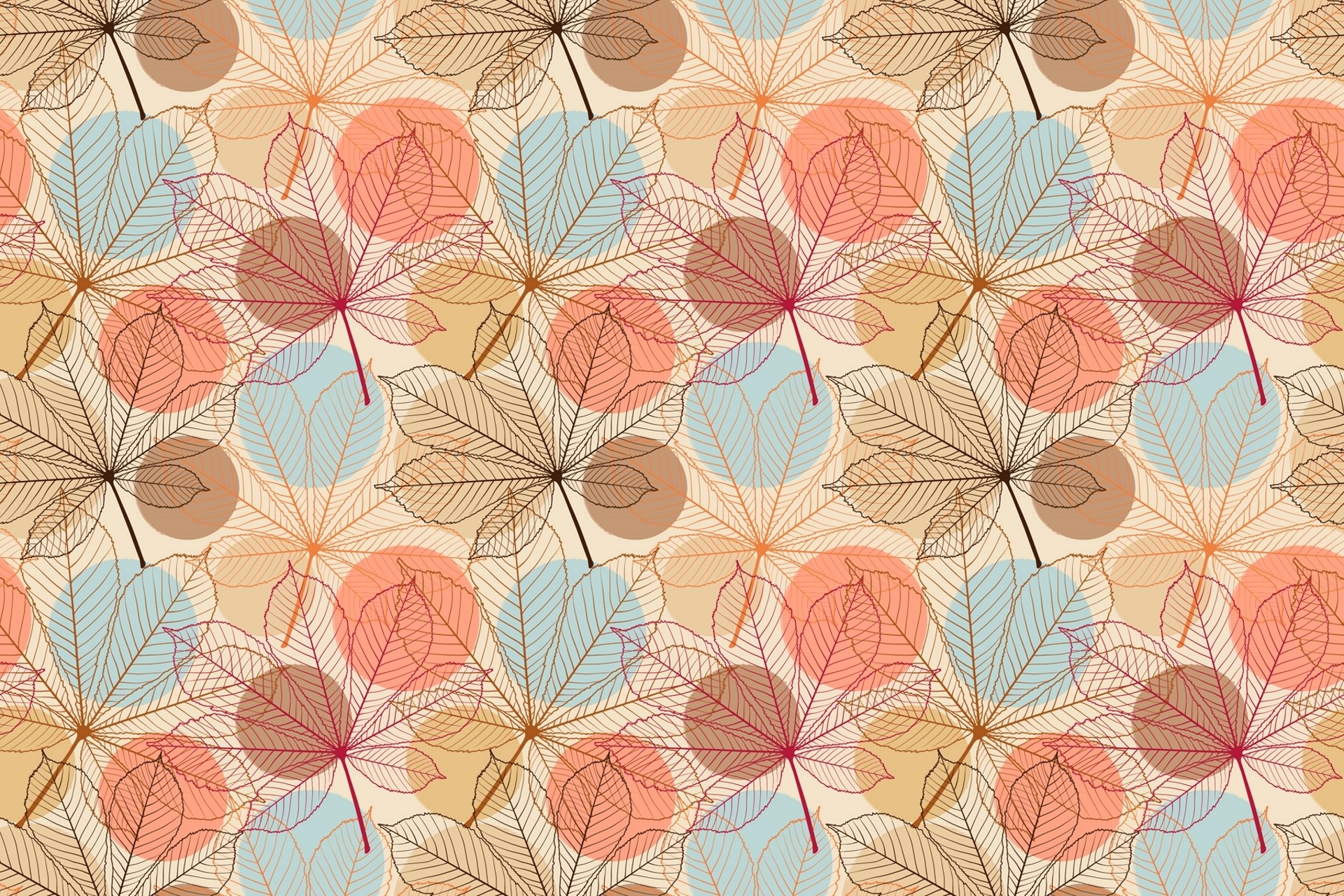 hojas castaño rayas patrón