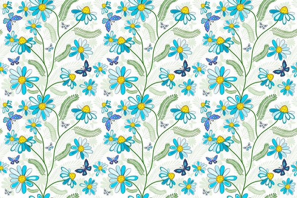 Juego de cama de mariposa azul