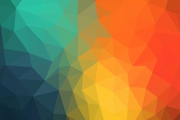 Colores brillantes de diferentes formas