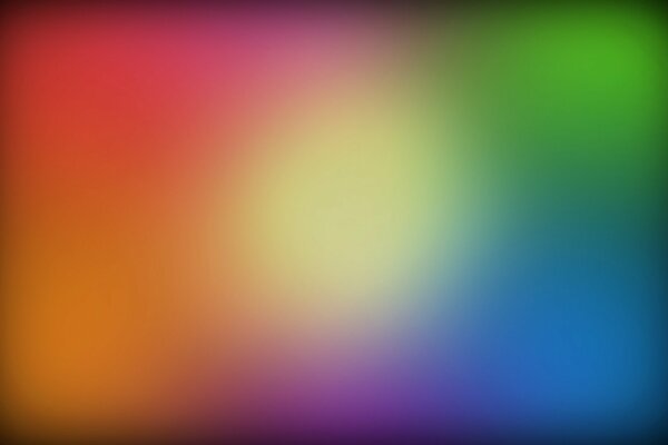 Reflejos de colores de todos los tonos