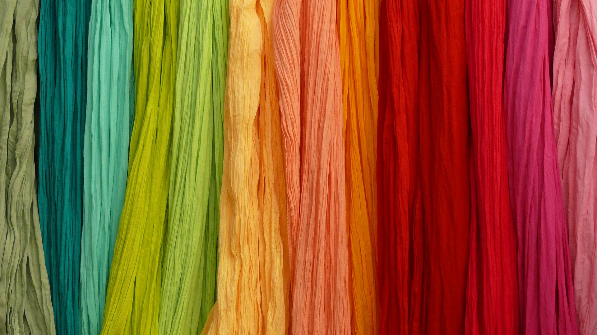 color arco iris cortinas cortinas tela lienzo