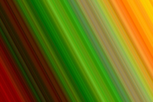 Líneas multicolores coloridas bajo la pendiente