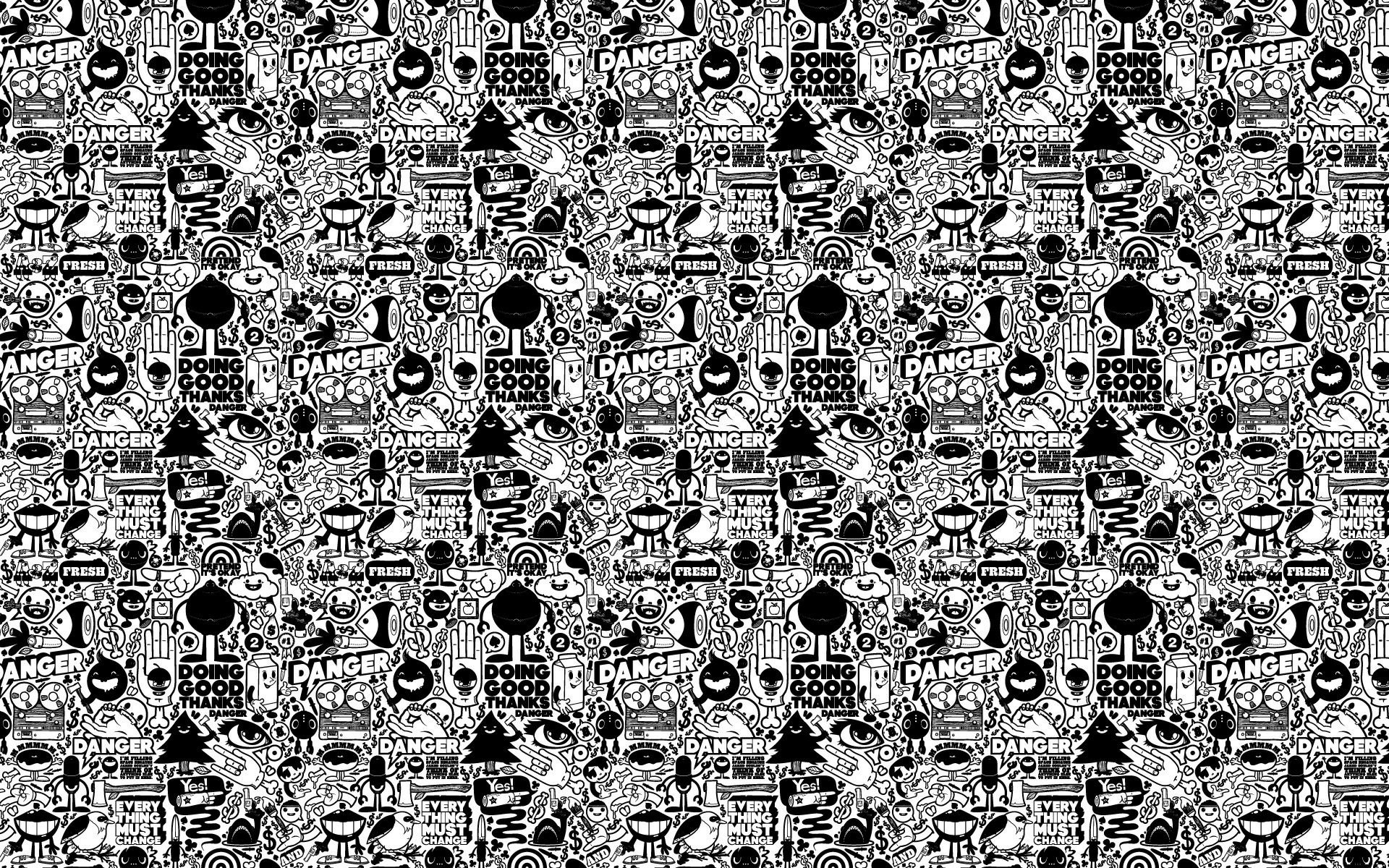 caras carta blanco y negro