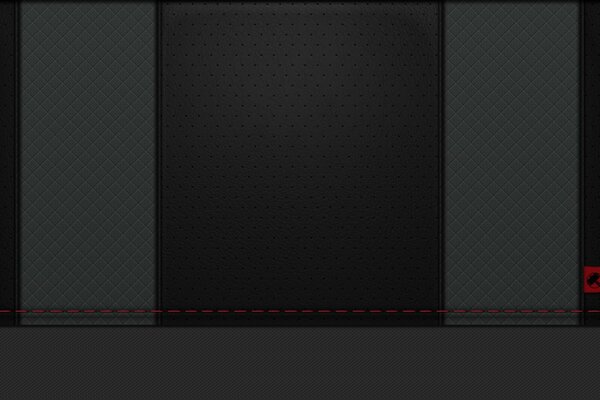 Textura de cuero negro
