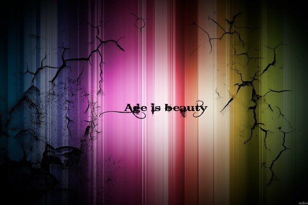 Inscripción en la pared de color